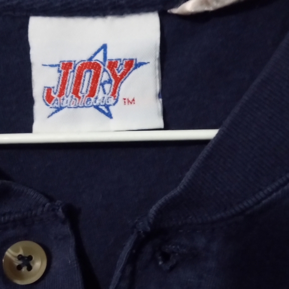 Joy Athletics Vintage Navy Blue Shirt with Michigan Logo - Picture 3 of 4